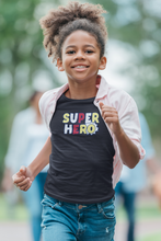 Load image into Gallery viewer, SuperHero Half Sleeves T-Shirt For Girls -KidsFashionVilla
