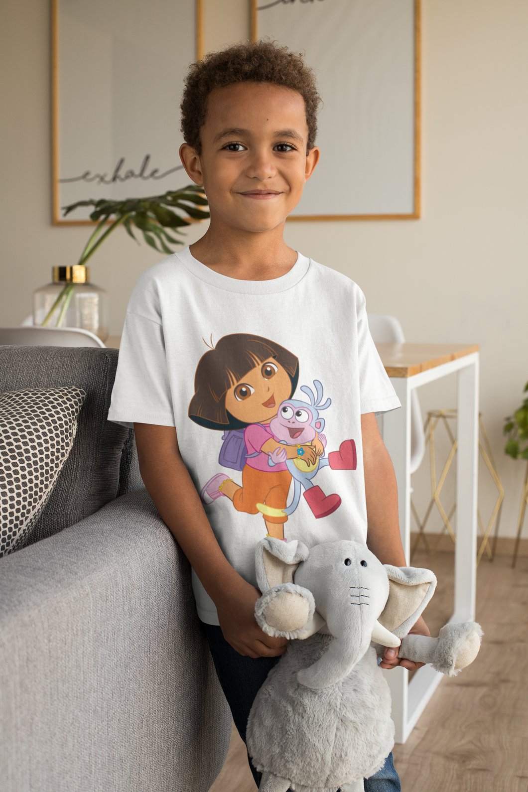 Cute Cartoon Half Sleeves T-Shirt for Boy-KidsFashionVilla