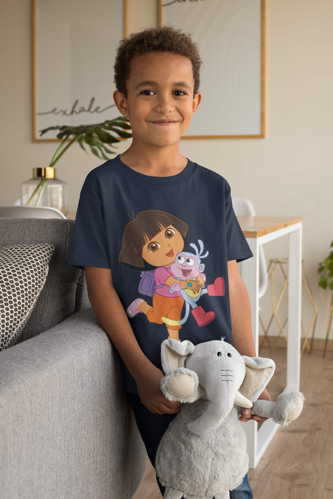 Cute Cartoon Half Sleeves T-Shirt for Boy-KidsFashionVilla