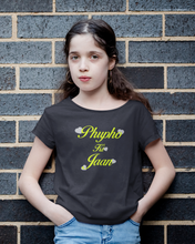 Load image into Gallery viewer, Phupho Ki Jaan Eid Half Sleeves T-Shirt For Girls -KidsFashionVilla
