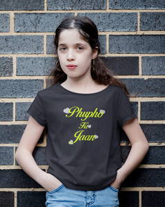 Phupho Ki Jaan Eid Half Sleeves T-Shirt For Girls -KidsFashionVilla