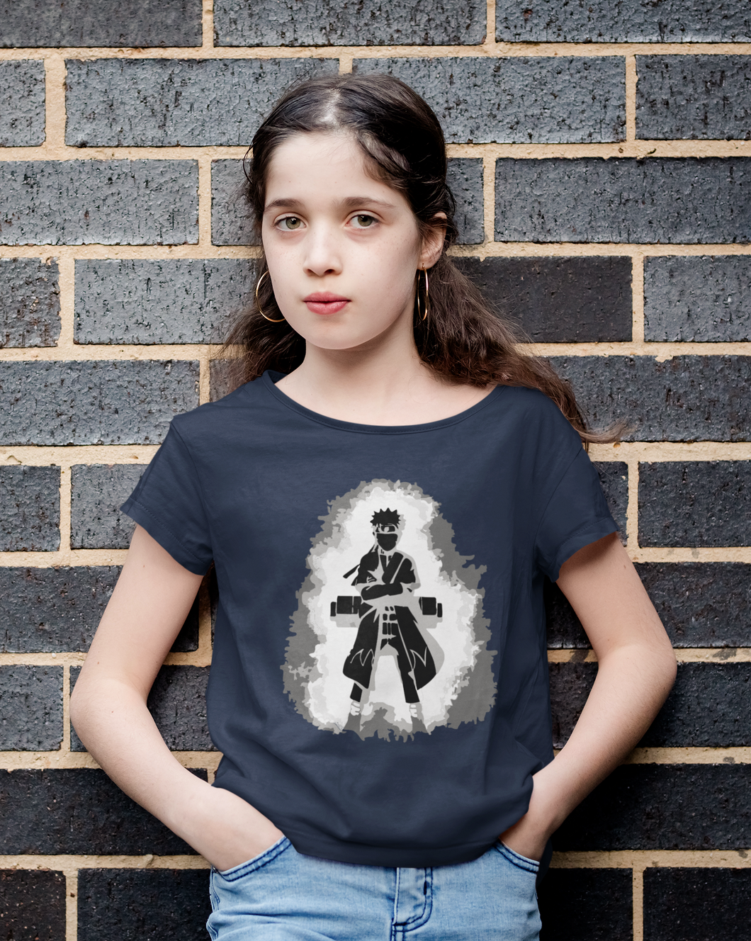 Naruto Web Series Half Sleeves T-Shirt For Girls -KidsFashionVilla