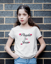 Load image into Gallery viewer, Phupho Ki Jaan Eid Half Sleeves T-Shirt For Girls -KidsFashionVilla
