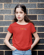 Load image into Gallery viewer, Bombay Sattar Minimals Half Sleeves T-Shirt For Girls -KidsFashionVilla
