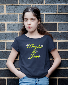 Phupho Ki Jaan Eid Half Sleeves T-Shirt For Girls -KidsFashionVilla