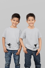 Load image into Gallery viewer, We Connect Brothers Matching Kids Half Sleeves T-Shirts -KidsFashionVilla
