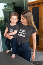 Load image into Gallery viewer, Cool Like My Masi Bhanja Family Relation Matching T-Shirt- KidsFashionVilla
