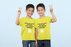 Nani Ke Ghar Jayege Brother-Brother Kids Half Sleeves T-Shirts -KidsFashionVilla