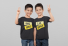 Lil Bro Big Bro Matching Kids Half Sleeves T-Shirts -KidsFashionVilla