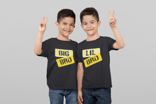 Load image into Gallery viewer, Lil Bro Big Bro Matching Kids Half Sleeves T-Shirts -KidsFashionVilla
