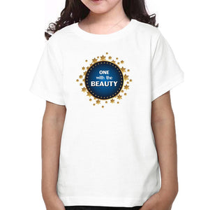 Brain Beauty Sister-Sister Kids Half Sleeves T-Shirts -KidsFashionVilla