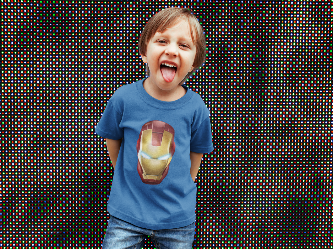 Superhero Half Sleeves T-Shirt for Boy-KidsFashionVilla